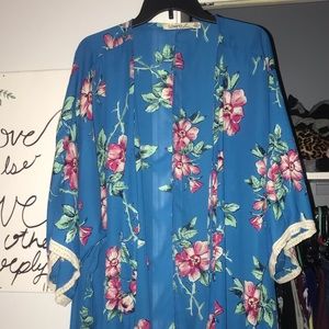 Women’s Floral Kimono Coverup 2x